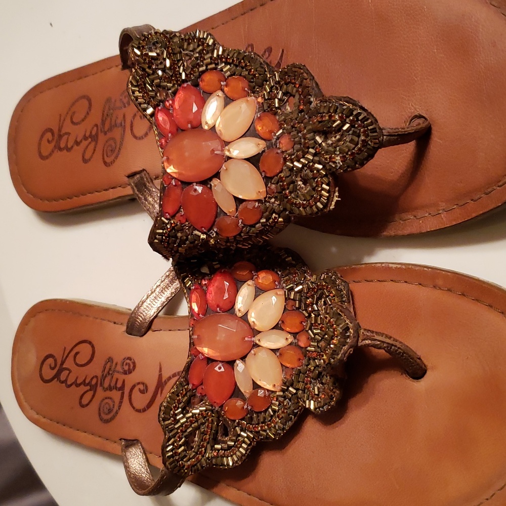 Naughty Monkey Sandles Sz 10